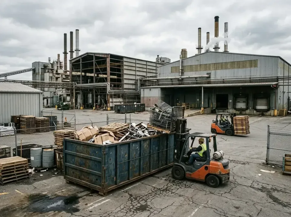 industrial-factory-scrap-conta-003 — frequently asked questions, Cheap Roll-off Dumpster Rentals in Butler, IN